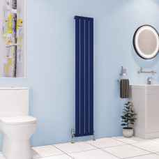 Deddington Cobalt Blue Vertical Radiator 1800mm x 310mm